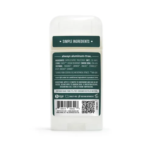 Vista 9 de Humble - Desodorante sin aluminio para mujeres y hombres, Black Spruce - Desodorante natural limpio y fresco en barra con aceites esenciales para un