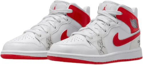 Vista 3 de Nike Air Jordan 1 Mid Pre School Zapatos