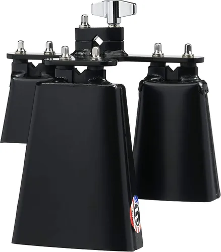 Vista 2 de LP Latin Percussion LP570 - Juego de tres campanas con montaje de abrazadera de tornillo