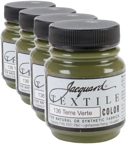 Vista 91 de Jacquard Textile - Juego Exciter de 9 colores – Pintura permanente para tela para ropa, tapicería de muebles, zapatos o bolsas de mano – Juego