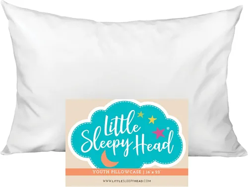 Vista 70 de Funda de almohada para jóvenes Little Sleepy Head - 100% funda de almohada de algodón y hipoalergénica - Funda de almohada envolvente de ajuste