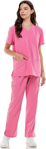 Vista 2 de MEDPIA Scrub Sets for Women and Man Medical Nursing Uniform Pants 4-Way Stretch & 8-Pocket