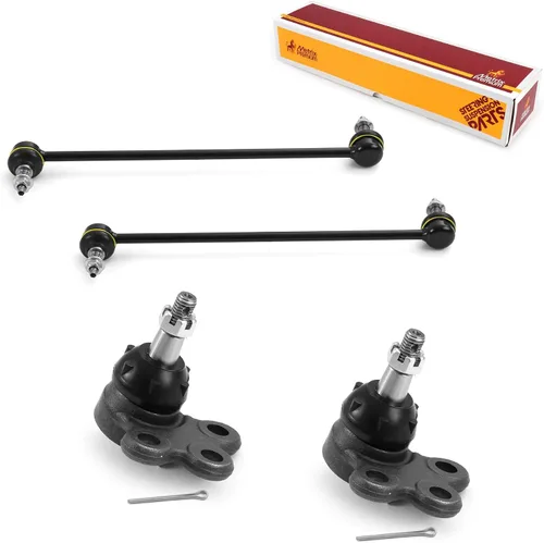 Vista 294 de Metrix Premium Chassis Parts - Juego de 4 piezas de articulación de rótula superior y barra estabilizadora delantera para Ford Ranger RWD 1998-2011