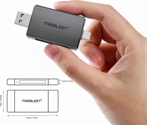 Vista 2 de Lector de tarjetas CFexpress tipo B, USB 3.2 10Gbps hasta 900MB/s