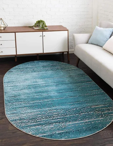Vista 30 de Unique Loom Oasis Collection - Alfombra de área tranquila (2 x 3 pies, rectangular, gris/marfil)