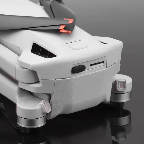 Vista 5 de Tapón antipolvo para DJI Mini 3 Pro RC-N1 Control remoto Puertos de carga Cubierta protectora 4 unids Tipo C Cubierta de polvo de silicona Mini 3