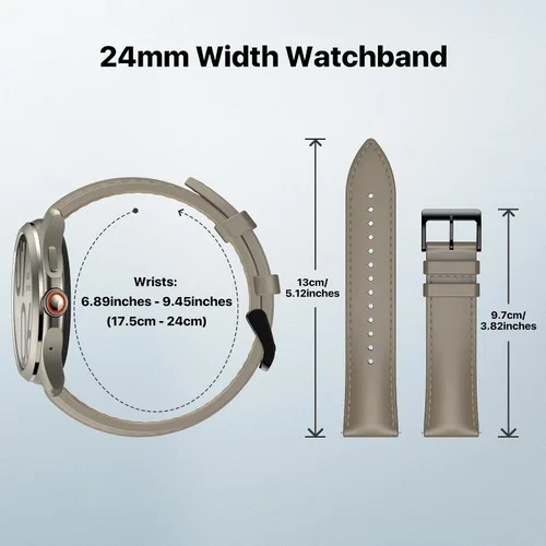 Vista 2 de Ticwatch Pro 5 - Correa de repuesto para reloj inteligente de 0.945 in de ancho, correa de reloj original de liberación rápida, solo para reloj Pro