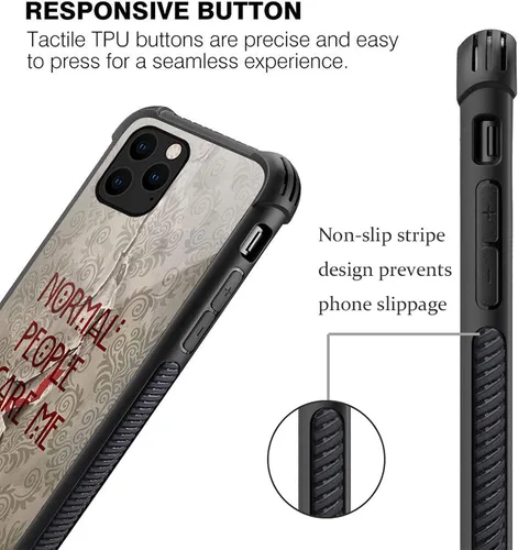 Vista 5 de CARLOCA Funda compatible con iPhone 13 Mini, diseño gráfico de American Horror Story, a prueba de golpes, antiarañazos, de acrílico duro para iPhone