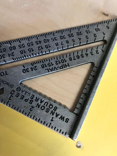 Vista 7 de Swanson Tool Co S0101 - Escuadra rápida de 7 pulgadas, azul