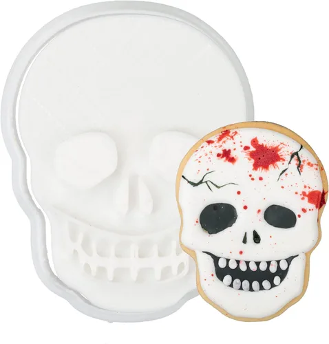 Vista 37 de Cortadores de galletas de otoño de Acción de Gracias, formas de bellotas y hojas con sellos de émbolo, accesorios de horneado de ácido poliláctico