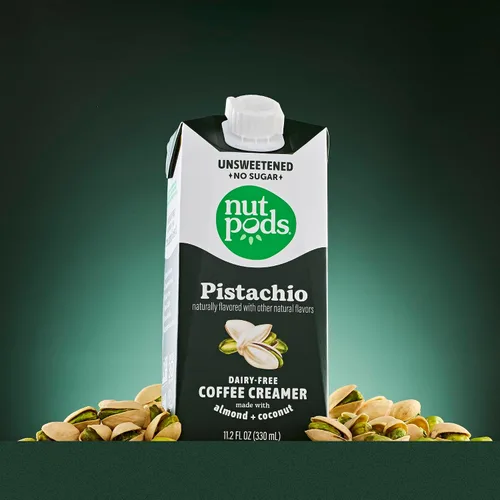 Vista 3 de nutpods Crema de café sin lácteos sin azúcar de pistacho, paquete de 12