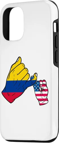 Vista 2 de iPhone 15 Parent and child Colombia USA family Case