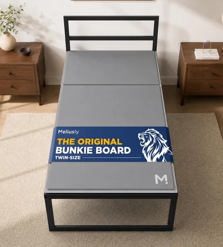 Vista 14 de Meliusly Premium 10mm Base para Cama Individual 2-Pack (96,5x190,5 cm) Diseño de Tablero de Cama de Perfil Bajo con Patente Pendiente - Bases