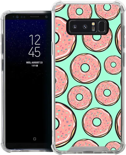 Vista 24 de CasesOnDeck Funda compatible con [Samsung Galaxy Note 8] Note 8, funda delgada y transparente de poliuretano termoplástico flexible con protección