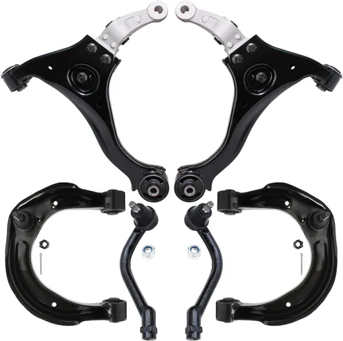 Vista 2 de Detroit Axle - Kit de suspensión frontal de 16 piezas para Hyundai Sonata 2006, 2007, 2008, 4 brazos de control, 4 barras de acoplamiento, 2