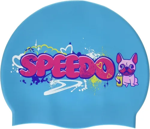 Vista 17 de Speedo - Gorra de natación, silicona sólida Negro