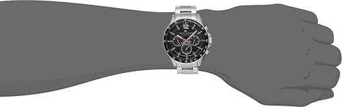 Vista 2 de Tommy Hilfiger Mens Quartz Watch with Stainless Steel Bracelet Silver