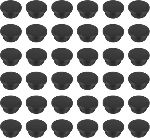 Vista 103 de MECCANIXITY - Tapones de silicona en forma de T (26mm, 1 pulgada de diámetro), color negro