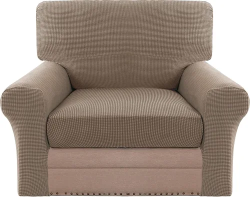 Vista 67 de H.VERSAILTEX Fundas elásticas para sillas de varias piezas, fundas para cojines ajustables para asiento y respaldo