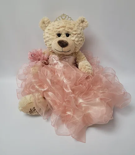 Vista 22 de KINNEX COLLECTIONS SINCE 1997 20" Quince Anos Quinceanera Last Doll Osito de peluche con vestido (pieza central) ~ ARC16832-4R (azul bebé)