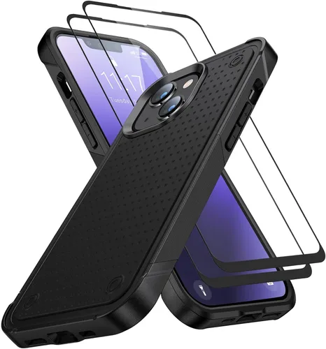 Vista 242 de Jeylly Funda para iPhone SE/Funda para iPhone 5S, Exterior de Plástico Duro que Absorbe Golpes + Interior de Silicona de Goma Defensor contra