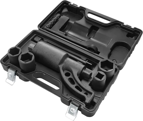 Vista 9 de VEVOR Multiplicador de Par, Juego de Llaves Multiplicadoras de Par de Servicio Pesado, Llave para Tuercas de Rueda con Impulsor de 1 Pulgada