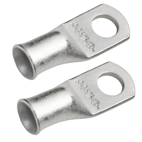 Vista 145 de SELTERM 5 piezas terminales de cable de cobre estañado 1/0 AWG perno de 1/2", extremos de cable de batería, terminales de anillo, conectores