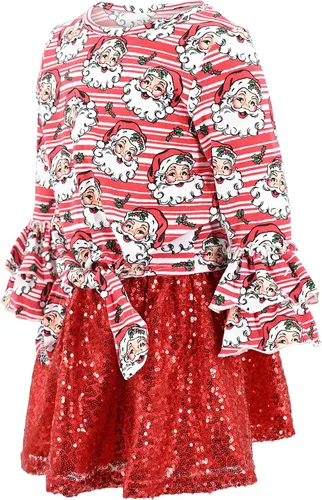 Vista 29 de Unique Baby Girls 2pc Skirt Set Outfit Long Sleeve Top with Skirt