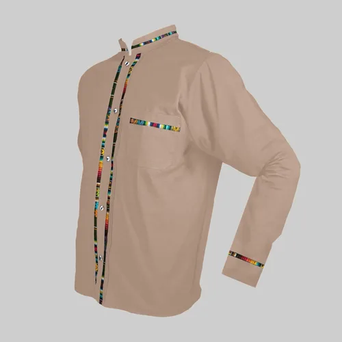 Vista 3 de Camisas de manga larga para hombre, hechas en México, varios