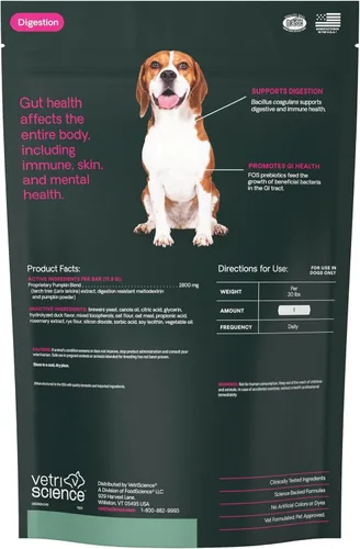 Vista 6 de VetriScience Scoot Control Masticables para perros, pato, 40