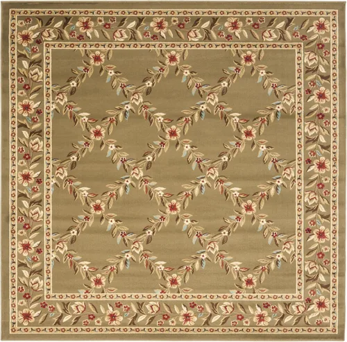 Vista 6 de SAFAVIEH Lyndhurst Collection - Alfombra de pasillo, 2 pies 3 pulgadas x 8 pies, color negro y marrón, diseño tradicional de enrejado floral,