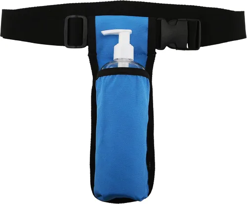 Vista 13 de Funda de aceite de masaje, cinturón de cintura, soporte ajustable para botellas para terapeutas de masaje, práctica bolsa de almacenamiento