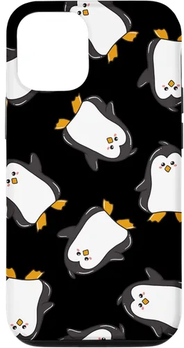 Vista 27 de Carcasa para iPhone 11, diseño de pingüinos