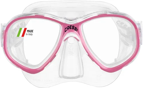 Vista 8 de Cressi Máscara de silicona para niños y niñas Perla Jr Made in Italy