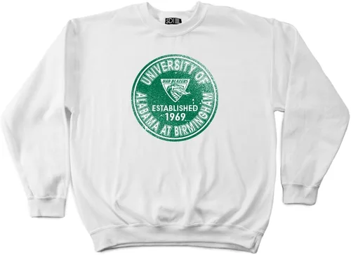 Vista 3 de SDI Alabama Birmingham Blazers 50/50 Blended - Sudadera vintage de cuello redondo de 8 onzas