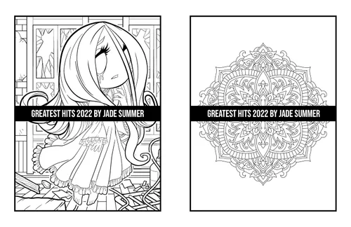 Vista 50 de Greatest Hits An Adult Coloring Book with the 100 Best Pages from the Jade Summer Collection