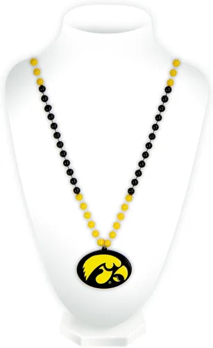 Vista 58 de Rico Industries NCAA Fan Shop - Cuentas estilo Mardi Gras con logotipo del equipo 3-Color del