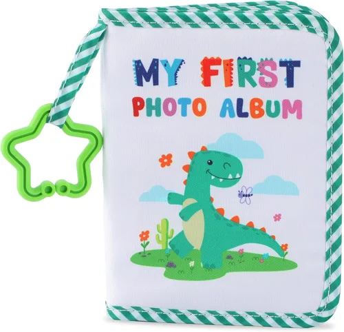 Vista 13 de Baby's My First Family Álbum Familiar Mi Primer Álbum de Fotos Suave Libro de Tela con Fotos Adventure Land My First Book of Photos Álbum