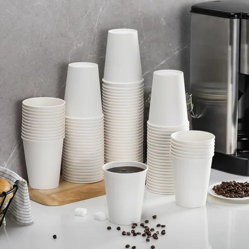 Vista 6 de AOZITA Paquete de 84 tazas de café de 12 onzas, tazas de papel desechables, tazas para bebidas frías o calientes para agua, zumo, café o té