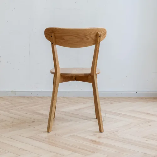 Vista 6 de Dining Chairs and Table & Chair Sets - Solid Wood FAS Grade Oak Made in North America 100% Dirt-Free Wood Chair for Living Room Kitchen Bedroom Oak