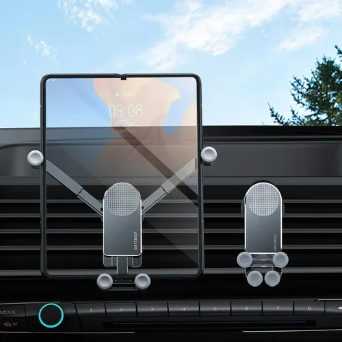 Vista 10 de Z Fold 4 - Soporte de automóvil para ventana de parabrisas de salpicadero, aluminio 2 modos para Samsung Galaxy Z Fold 6 5 4 3 2 Accesorios y iPhone