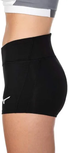 Vista 5 de Mizuno Pantalones cortos de voleibol con entrepierna de 2.5 pulgadas para mujer