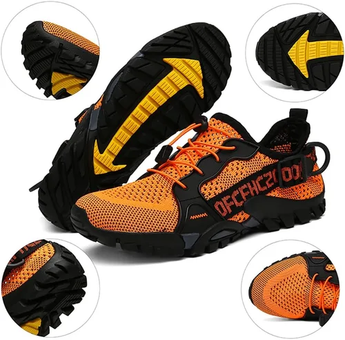 Vista 3 de Zapatos de agua para hombre y mujer, zapatos de senderismo al aire libre, secado rápido, zapatos acuáticos para playa, senderismo, senderismo