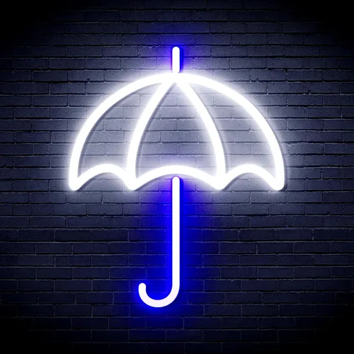 Vista 18 de ADVPRO Paraguas Flex Silicona LED Neon Sign - Púrpura - st16s33-fnu0016-p