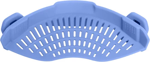 Vista 9 de AUOON - Colador grande con clip para todas las ollas y sartenes, colador de silicona de gran tamaño, diseño familiar, colador de pasta, colador