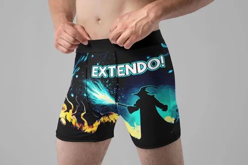 Vista 4 de Random Stock Apparel Calzoncillos tipo bóxer divertidos para hombre, ropa interior Blast Zone, regalo divertido