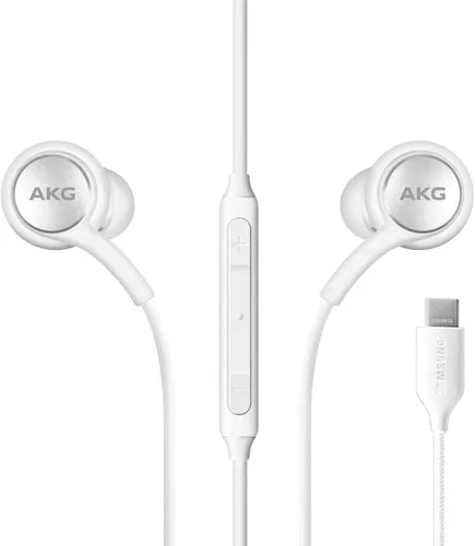Vista 3 de SAMSUNG AKG Earbuds - Auriculares intrauditivos USB tipo C con control remoto y micrófono para Galaxy S23 Ultra, A53 5G, S22, S21 FE, S20, Note 10