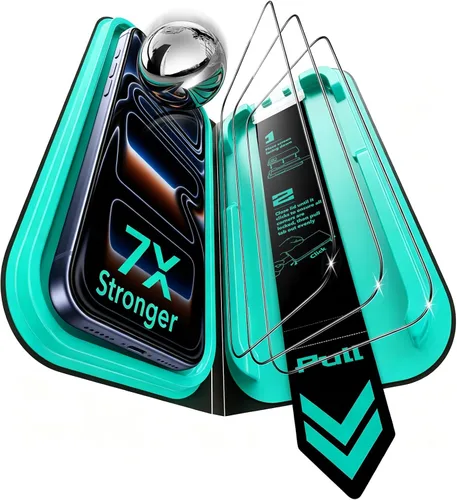 Vista 9 de ESR - Juego de 3 protectores de pantalla de vidrio templado 9H+ para iPhone Air, [grado militar a prueba de roturas], con tecnología antirreflejo