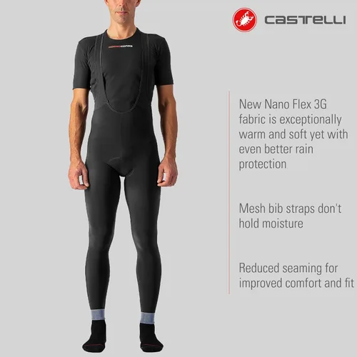 Vista 2 de Castelli Baberos Tutto Nano para ciclismo de carretera y grava I para hombre