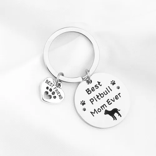 Vista 2 de FUSTMW - Llavero para perro con diseño de perro